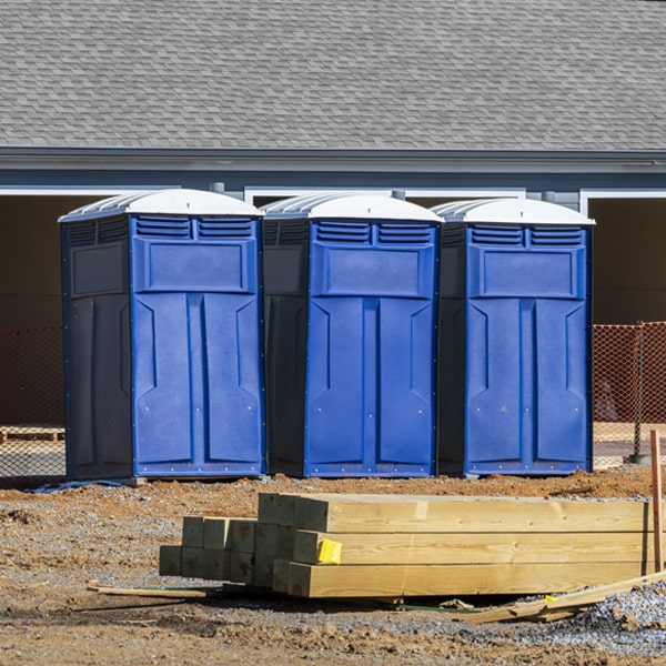 do you offer hand sanitizer dispensers inside the porta potties in Foreman